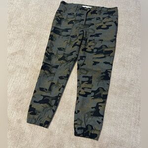 Veronica Beard Camouflage Joggers, wool